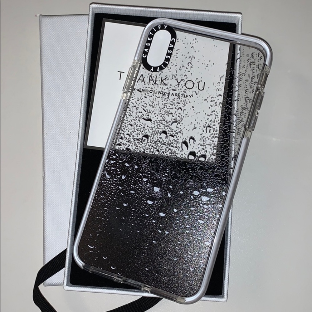 Casetify iPhone XS MAX case Raindrops
